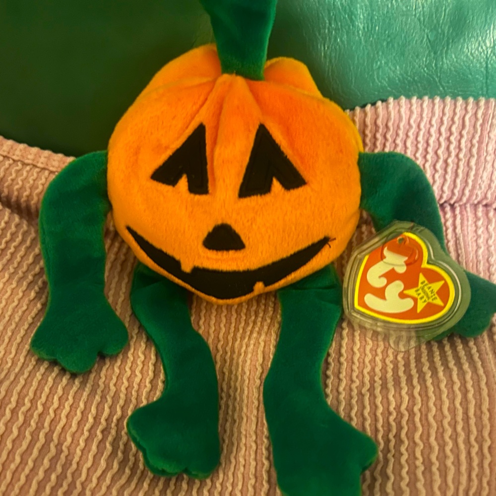 Ty Beanie Baby Pumpkin